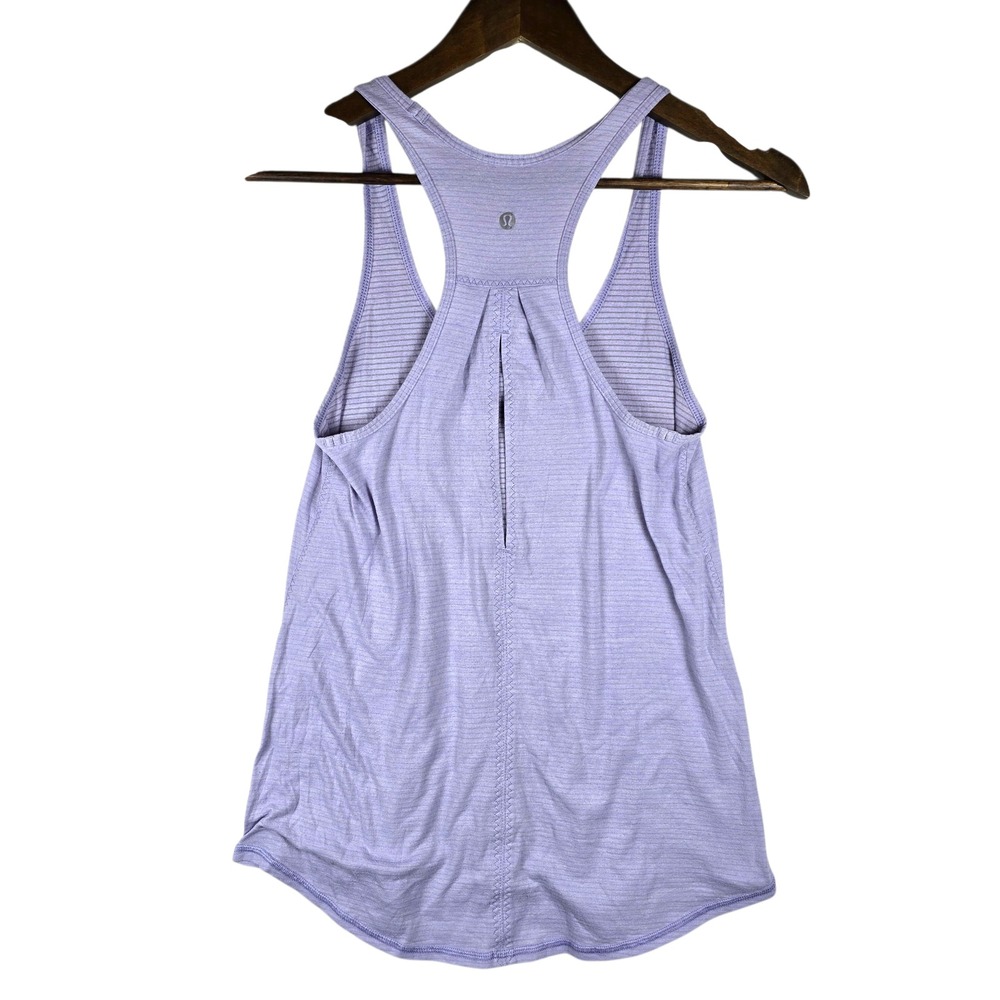 Lululemon Purple Lavender Racerback Tank Top Small Soft Light Gym Yoga Running